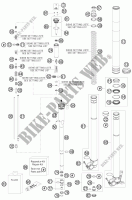 FORCELLA ANTERIORE (COMPONENTI) per HVA FX 450 2011